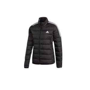 NEW Adidas Essentials Down Puffer Jacket‎ Women Large Black White GH4593